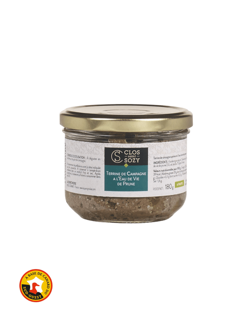 Country Terrine à l'Eau-de-Vie de Prune 180g