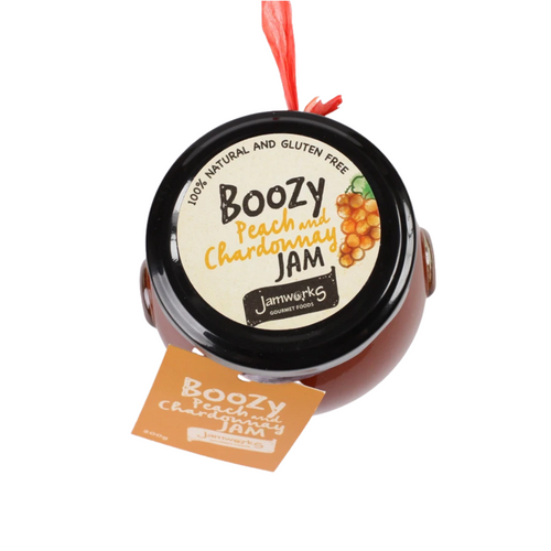 Boozy Jam Peach and Chardonnay - 250g Jamworks