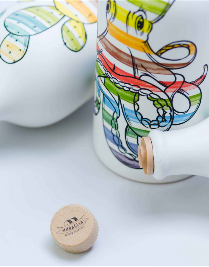 Muraglia – Coratina 500ml Octopus Terracotta Bottle