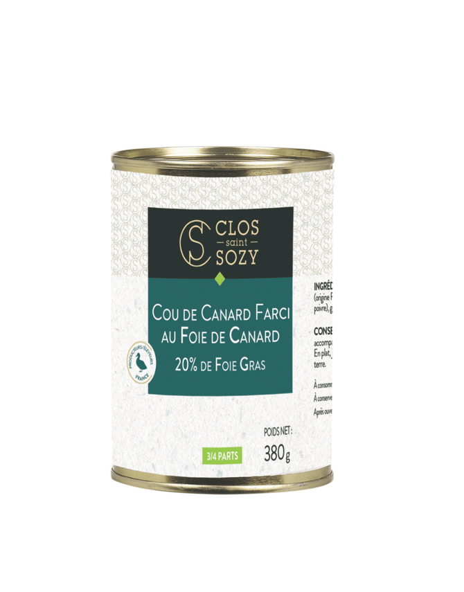 Cou Farci au Foie Gras 380g