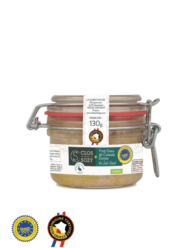 Whole Duck Foie Gras IGP South-West France 130g