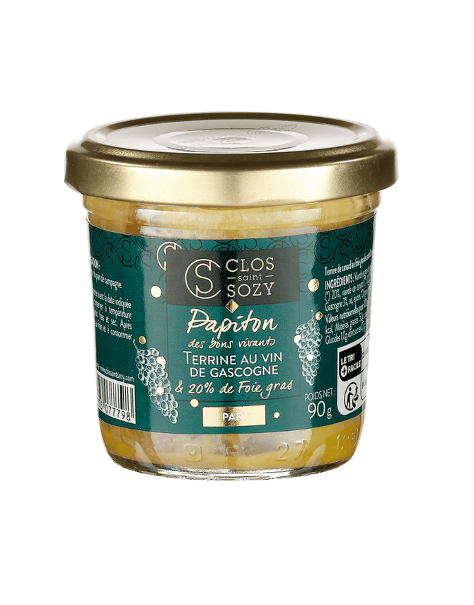 Duck & Foie Gras Terrine with Gascogne Wine 90g