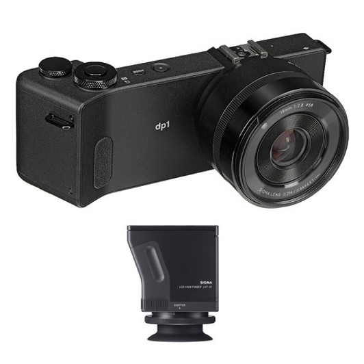 Sigma dp2 Quattro Digital Camera and LVF-01 Viewfinder Kit