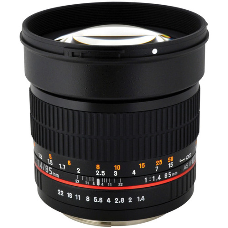 Rokinon 85mm f/1.4 AS IF UMC Lens for Canon EF