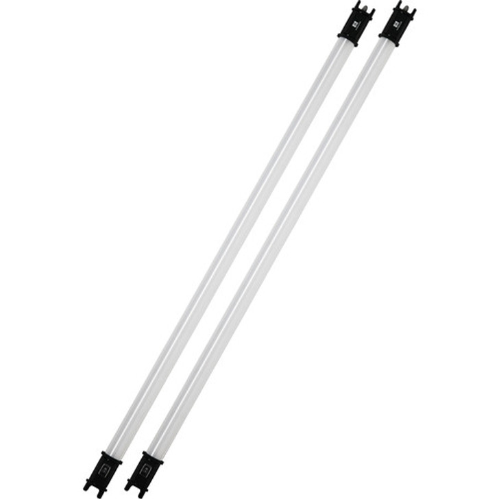 Nanlite PavoTube 30C 4 ft RGBW LED Tube with Internal Battery 2 Light Kit