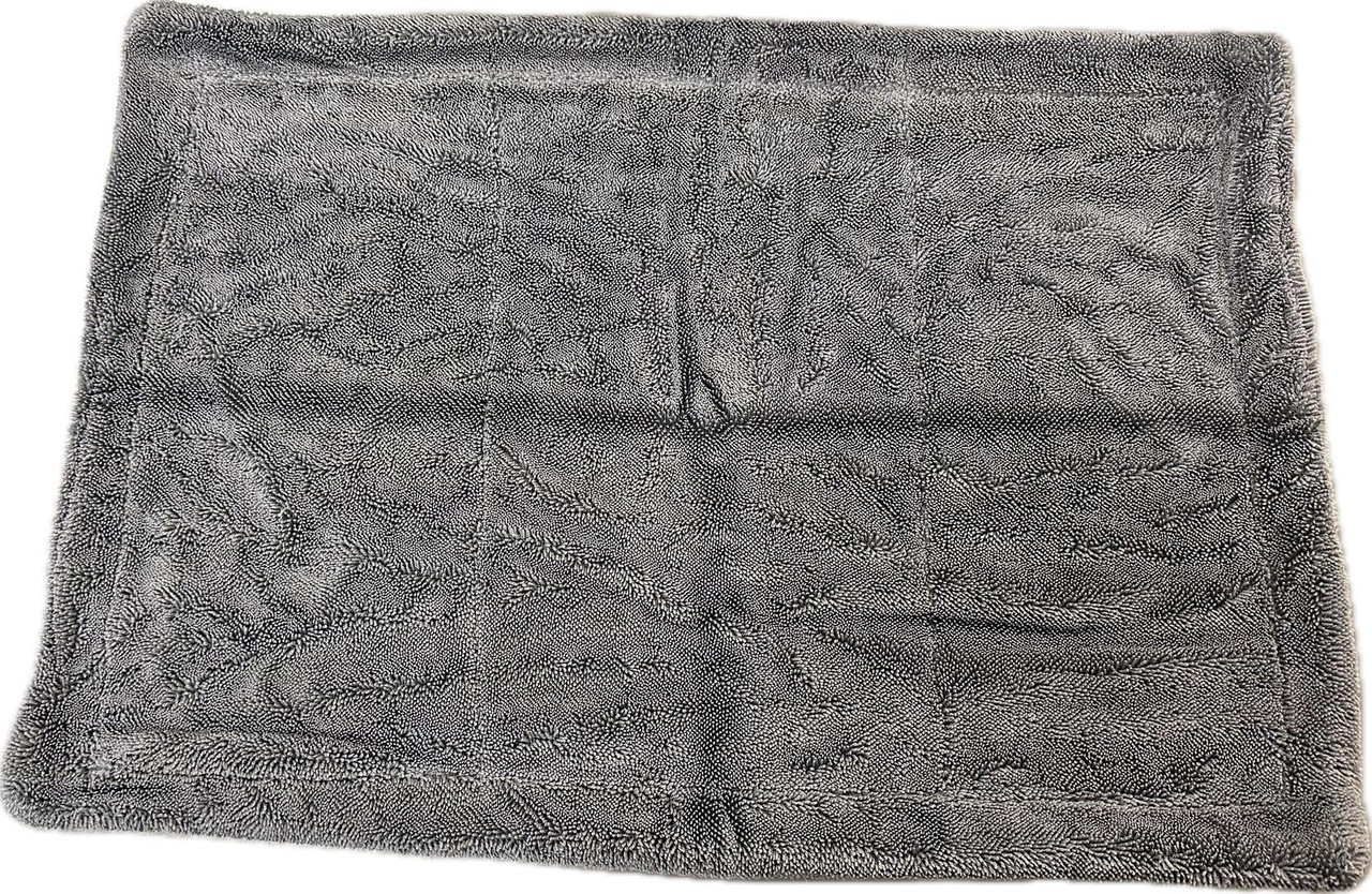 Grey Drying Microfiber Towel