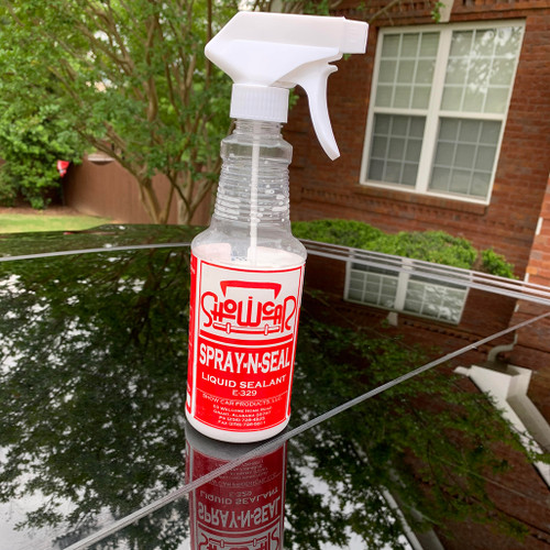 Show Car Spray-N-Seal on top of a car