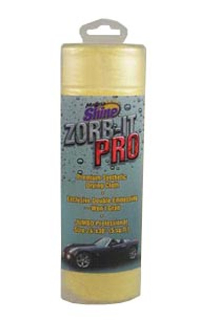 ZORB-ITPro Premium Drying Cloth.
Works Better & Faster than ANY Other
Already a Proven Winner
Exclusive Double Embossing Won't Grab
Jumbo Professional Size 24 in. x 30 in. a full 5 sq. ft.
Wash thoroughly and you're ready!
ZORB-IT PRO.. the New Choice of the Pros