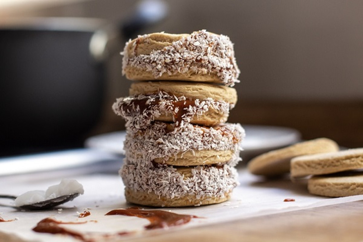 Receta de alfajores de avena