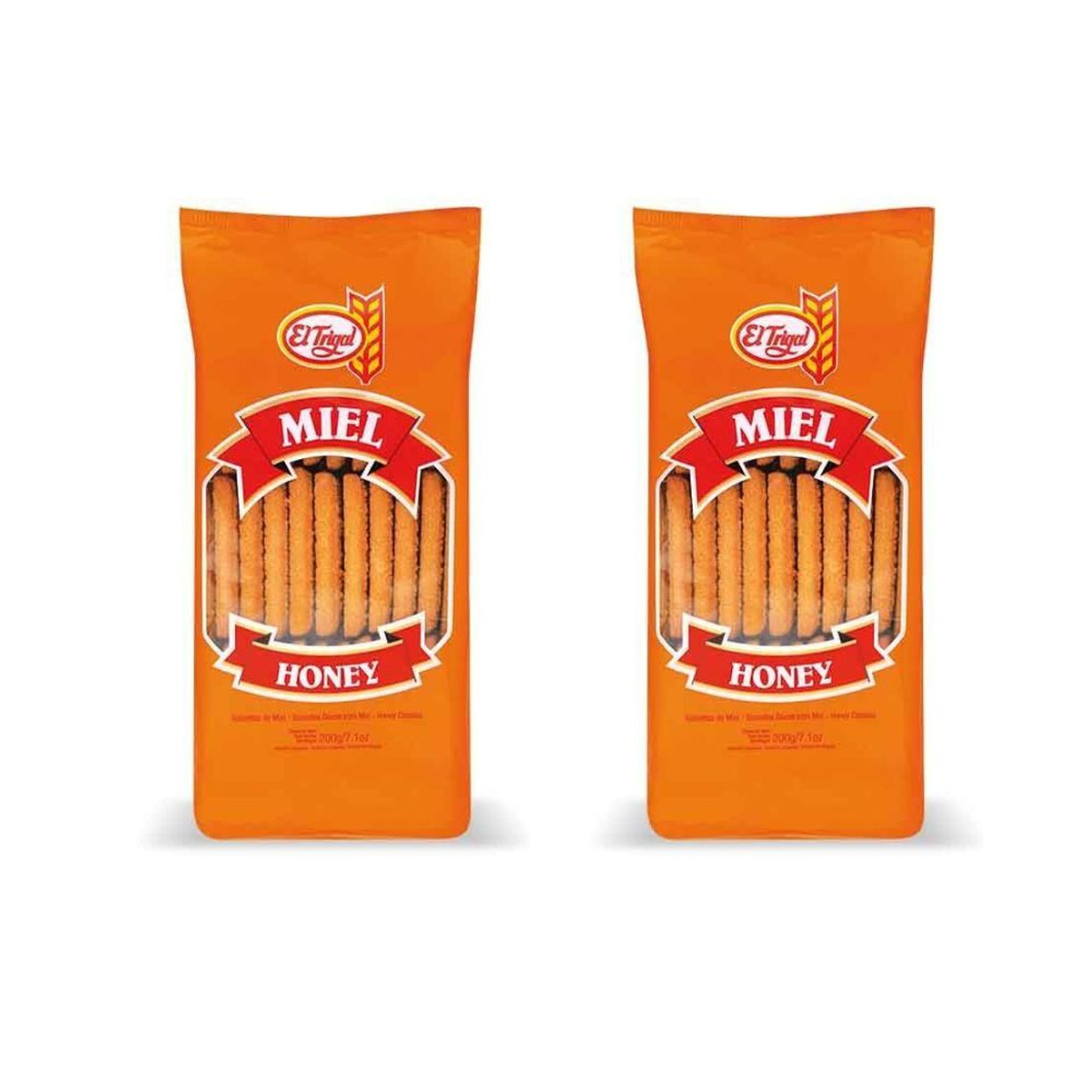 El Trigal Honey Cookies Galletitas de Miel El Trigal, 200 g oz ea  (pack of 2)