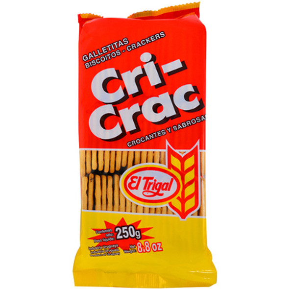 El Trigal Cri-Crac Galletas Crocantes Crackers, 250 g / 8.81 oz