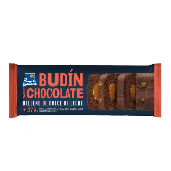 Punta Ballena Budín Sabor Chocolate Relleno de Dulce de Leche, 275 g / 9.70 oz Punta Ballena Budín Sabor Chocolate Relleno de Dulce de Leche, 275 g / 9.70 oz