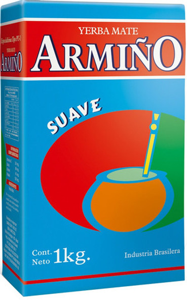 Armiño Yerba Mate Suave from Uruguay, 1 kg / 2.2 lbs (pack of 3)