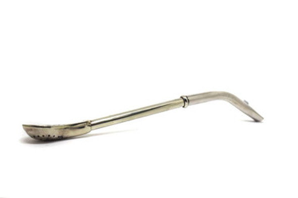 Pico de Loro Bombilla Alpaca with Angled Mouthpiece and Spooned Filter, Thick 10 mm Pipe - 19 cm / 7.5" Pico de Loro Bombilla Alpaca with Angled Mouthpiece and Spooned Filter, Thick 10 mm Pipe - 19 cm / 7.5"