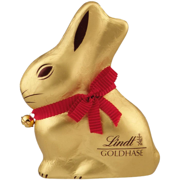 Lindt Goldhase Conejo de Pascua de Chocolate con Leche, 100 g / 3.52 oz