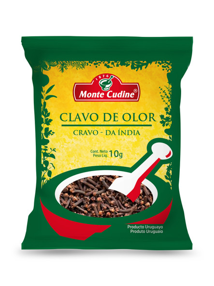 Monte Cudine Cloves Spice - Perfect for Pumpkin Sweets, Jams & Candied Yams Clavo de Olor, 10 g / 0.35 oz (pack of 3)