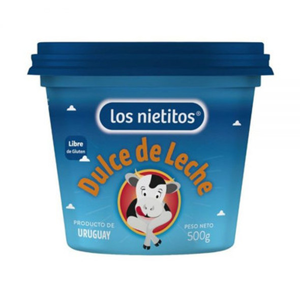 Los Nietitos Dulce de Leche Clásico Traditional Caramel from Uruguay - Gluten Free, 500 g / 1.1 lb (pack of 3)