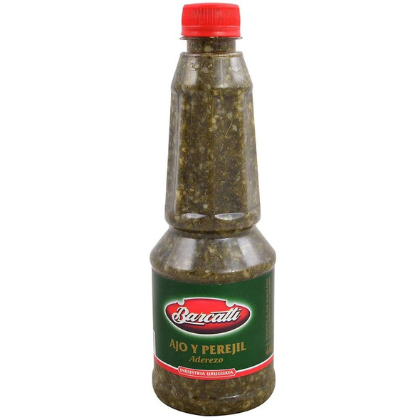 Barcatti Ajo y Perejil Aderezo Barcatti Garlic & Parsley Sauce from Uruguay, 440 g / 15.5 oz Barcatti Ajo y Perejil Aderezo Barcatti Garlic & Parsley Sauce from Uruguay, 440 g / 15.5 oz