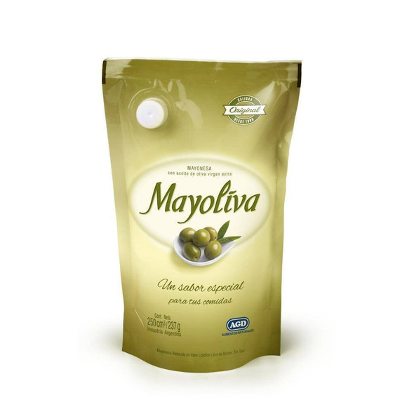 Mayoliva Mayonesa De Oliva Olive Mayonnaise, 237 g / 8.35 oz pouch