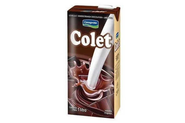 Conaprole Colet Leche Chocolatada Classic Milk Chocolate Tetrapack, 1 l / 33.8 fl oz