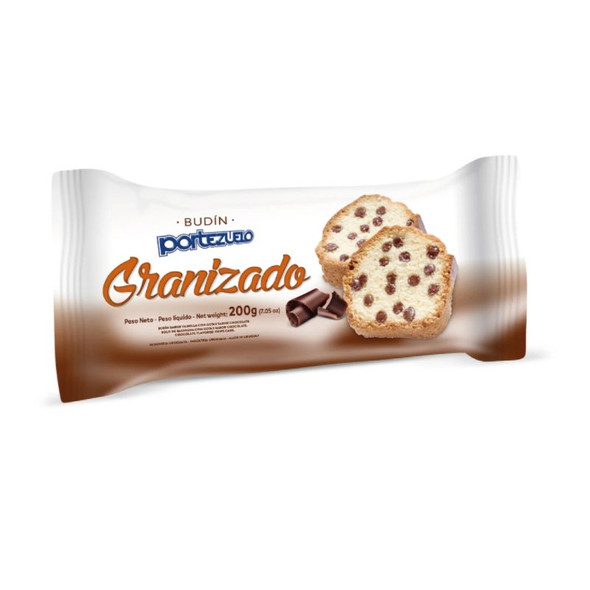 Portezuelo Budín con Chips de Chocolate, 200 g / 7.0 oz