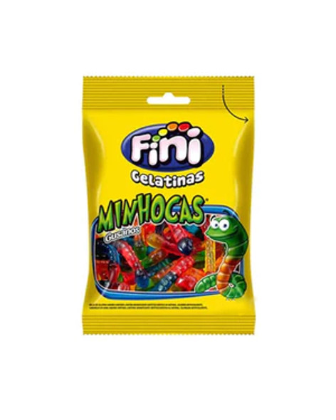 Fini Gomitas con Forma de Gusanitos, 90 g / 3.17 oz (pack de 3)