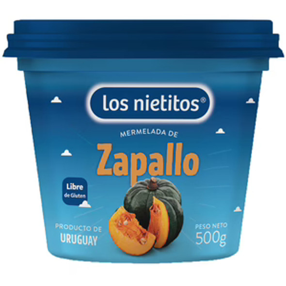 Los Nietitos Mermelada de Zapallo Clásica, 500 g / 17.63
