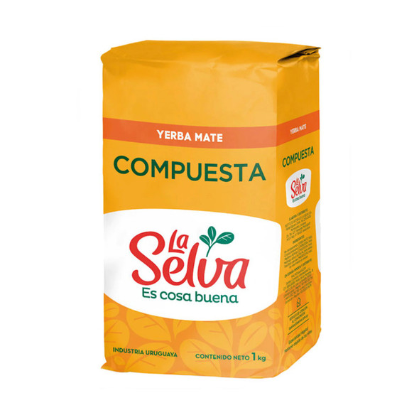 La Selva Yerba Mate Compuesta, 1 kg / 35.27 oz