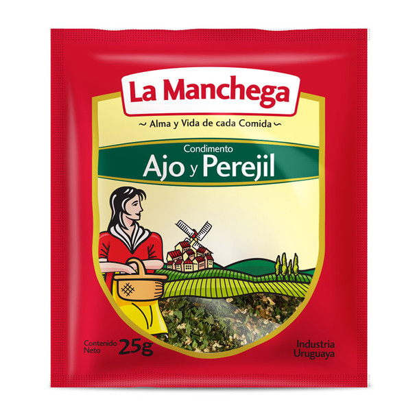 La Manchega Ajo y Perejil Condimento, 25 g / 0.88 oz (pack de 3)