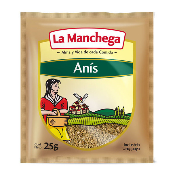 La Manchega Anís en Grano, 25 g / 0.88 oz (pack de 3)