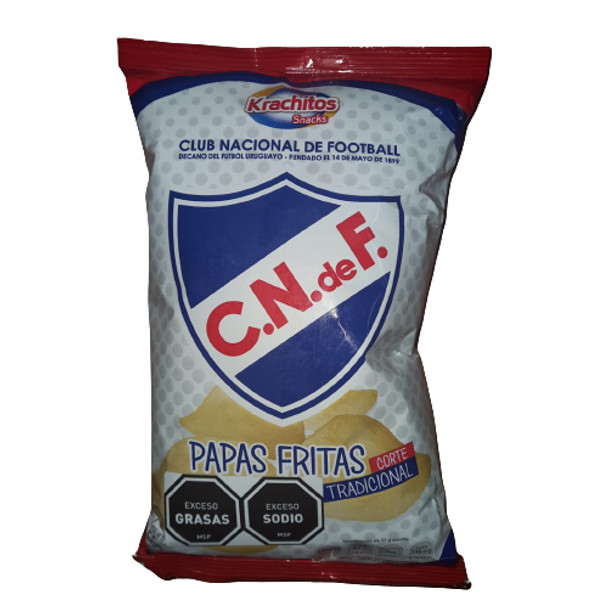 Krachitos Papas Fritas Corte Tradicional Club Nacional de Football, 55 g / 1.94 oz