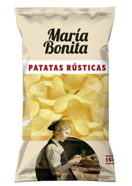 Punta Ballena María Bonita Papas Fritas Rústicas Sin Gluten, 150 g / 5.29 oz