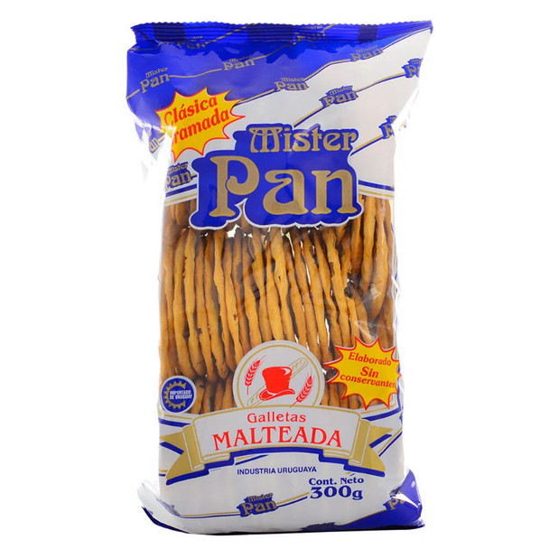 Mister Pan Galletas Malteadas sin Conservantes, 300 g / 10.58 oz