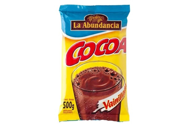 La Abundancia Vanillated Cocoa Chocolatada Cocoa Vainillada, 500 g / 17.63 oz