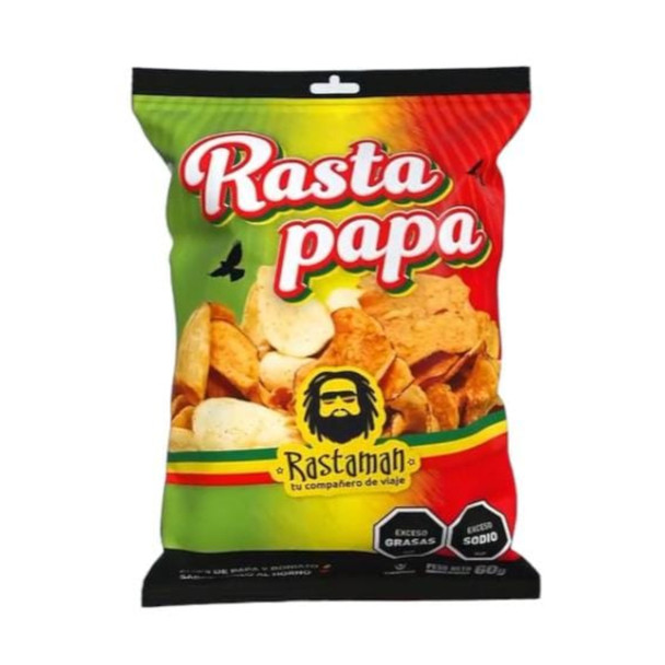 Rastapapa Oven-Roasted Chicken Flavored Mixed Potatoes & Sweet Potatoes, 60 g / 2.11 oz
