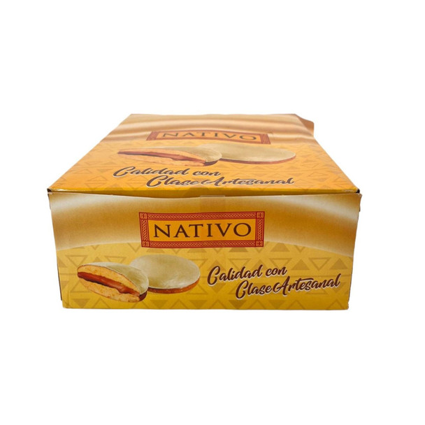 Nativo Yo-Yo Alfajores White Chocolate Coated Alfajores Yo-Yo Bañados en Chocolate Blanco, 85 g / 2.99 oz (box of 10)