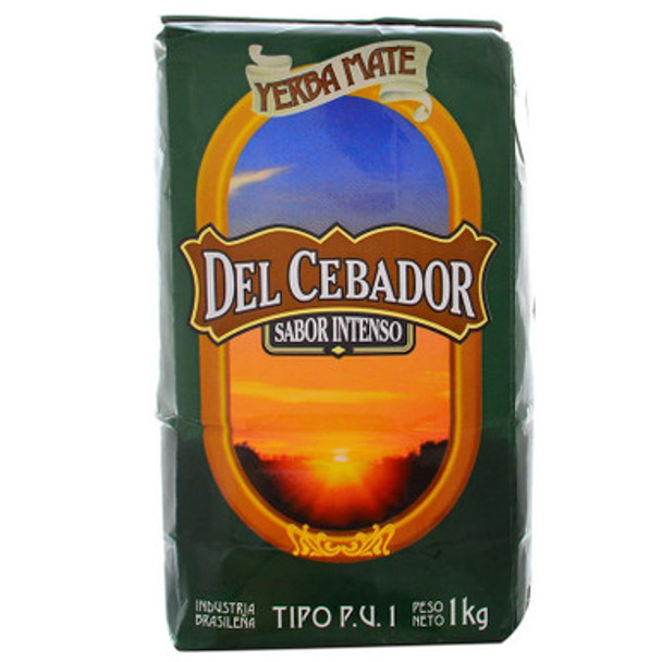 Del Cebador Yerba Mate Intensa Intense Flavor Yerba Mate from Uruguay, 1 kg / 2.2 lbs (pack of 3)