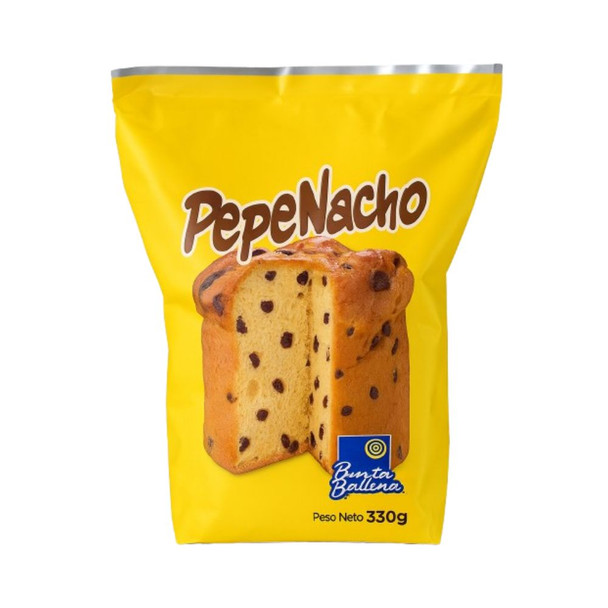 Punta Ballena Pepenacho Christmas Panettone Pan Dulce with Chocolate Chips, 330 g / 11.64 oz Punta Ballena Pepenacho Christmas Panettone Pan Dulce with Chocolate Chips, 330 g / 11.64 oz