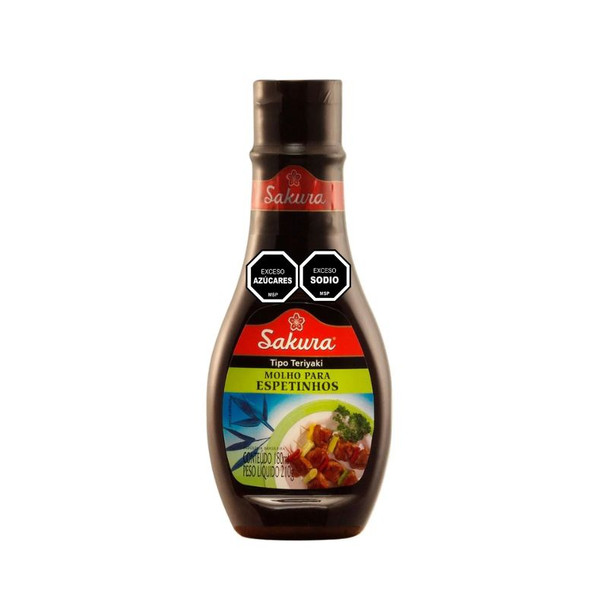 Sakura Teriyaki Sauce Gluten Free Japanese Style for Grilling & Cooking, 180 ml / 6.08 fl oz