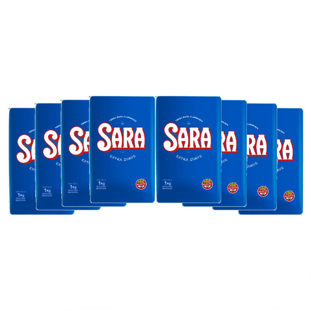 Sara Yerba Mate Azul from Uruguay, 1 kg / 2.2 lb (pack of 8)
