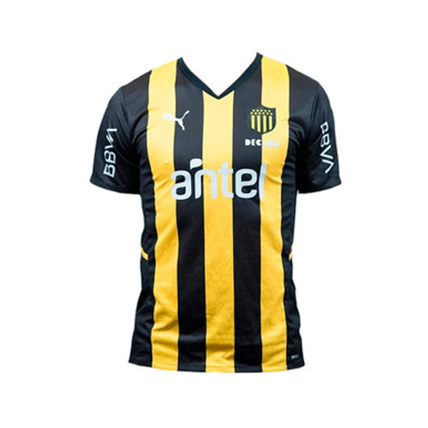 Men's Peñarol Camiseta Remera Titular Official Uruguayan Soccer Team Shirt Peñarol - 21/22 Edition