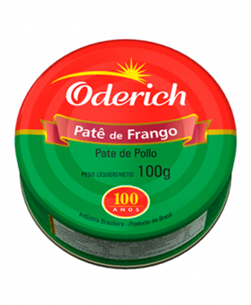 Oderich Paté de Pollo, 100 g / 3.5 oz (pack de 3)