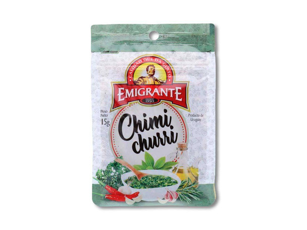 Emigrante Condimento Chimichurri Mixed Spices Classic "Chimichurri" Seasoning, 15 g / 0.52 oz (pack de 3)