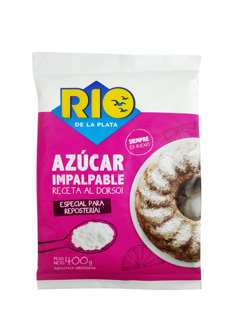 Rio De La Plata Azúcar Impalpable Confectioner's Sugar Baker White Snow Sugar, 400 g / 14.10 oz