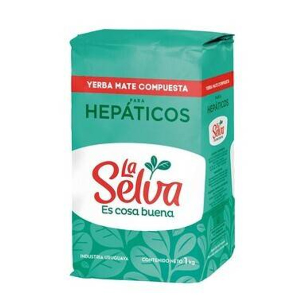 La Selva Yerba Mate Compuesta Para Hepáticos for Liver Problems from Uruguay, 1 kg / 2.2 lb (pack of 3)