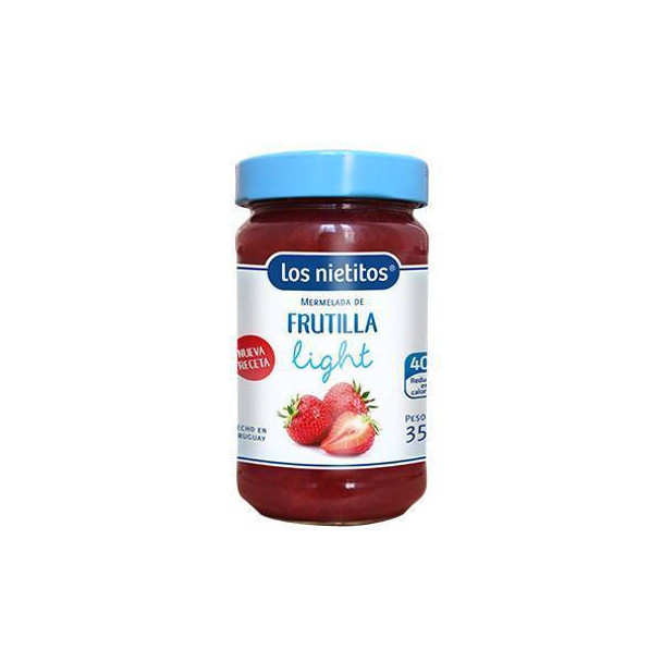 Los Nietitos Mermelada de Frutilla Light Strawberry Marmalade, 350 g / 12.34 oz