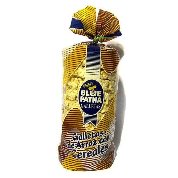 Blue Patna Galletas de Arroz con Cereales, 120 g / 4.23 oz