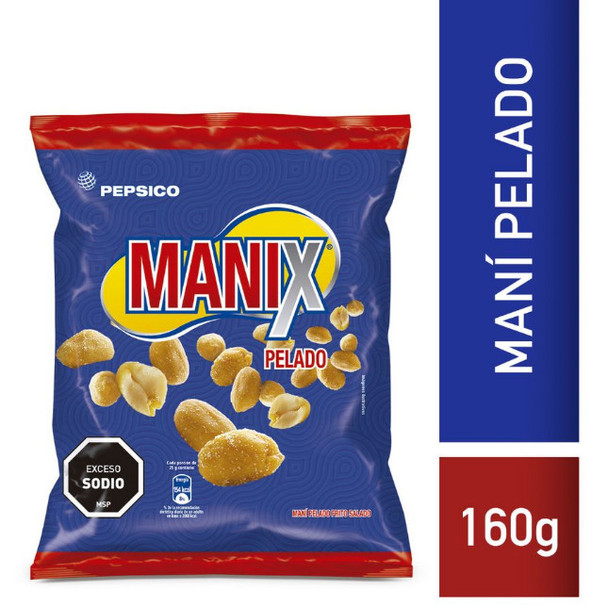 Pepsico Snack Manix Maní Pelado, 160 g / 5.64 oz