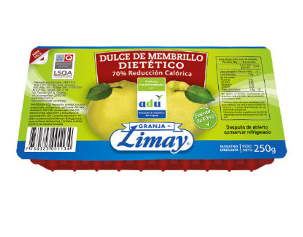 Granja Limay Dulce de Membrillo Light, 250 g / 8.81 oz