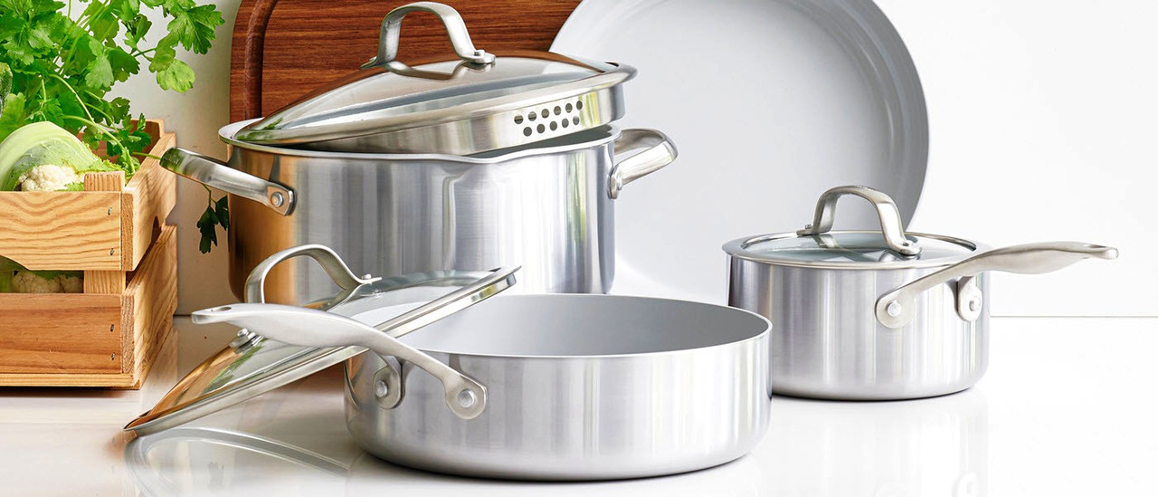 Heritage Steel Core Cookware Set (8 piece)